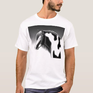 Camiseta Cavalo aciganado da pintura de Vanner