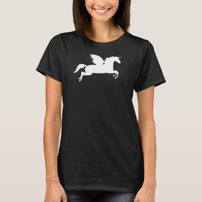 Camiseta Cavalo Alado Unicórnio Voador (Frente)