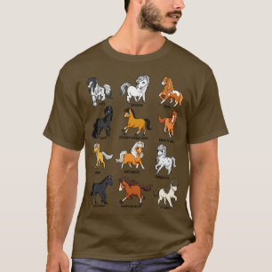 Camiseta Cavalo amante dos gibis Kawaii