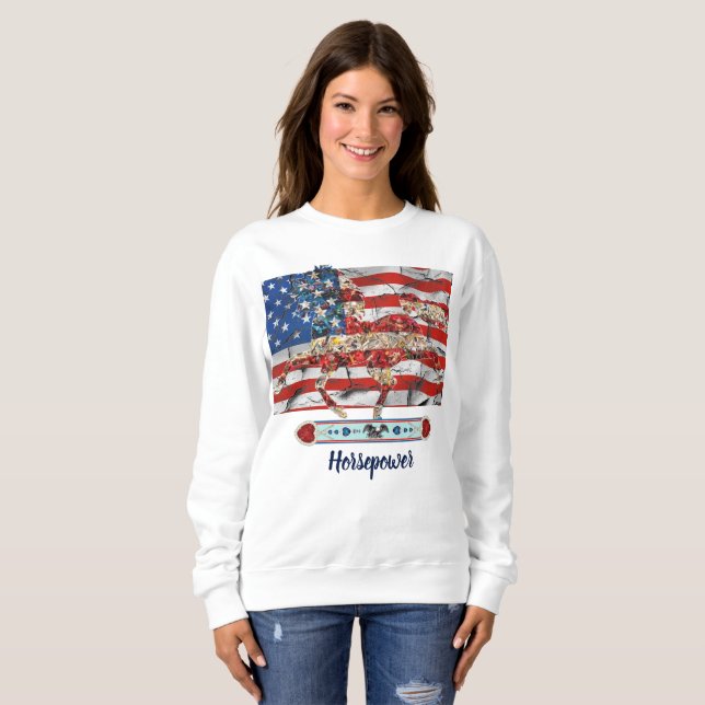 Camiseta Cavalo Americano (Frente Completa)