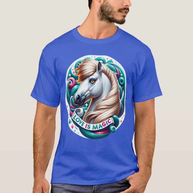 Camiseta Cavalo Amor é Mágico (Frente)