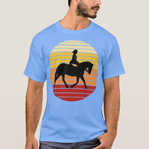 Camiseta Cavalo Ancorado do Equestre Gift Horseback