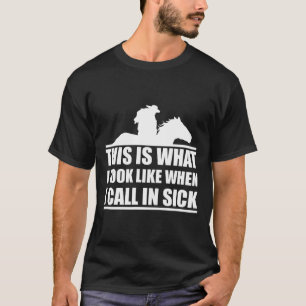 Camiseta Cavalo Andando É Como Eu Me Pareço Quando Chamo