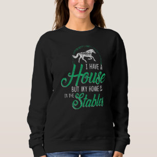 Camiseta Cavalo Andando Eu Tenho Uma Casa Mas Minha Casa Es