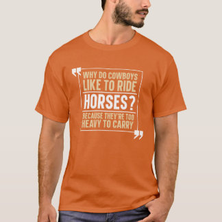 Camiseta Cavalo Andando Hilariante Amigos em Corrida
