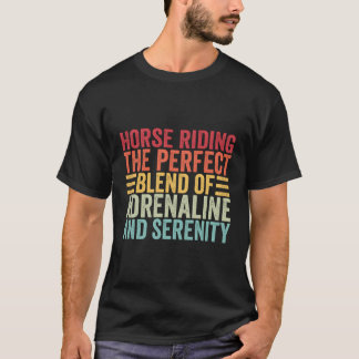 Camiseta Cavalo Andando Humores Motivando Cavalo