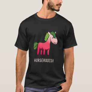 Camiseta Cavalo Animal Fazenda Rábano Silvestre Legume
