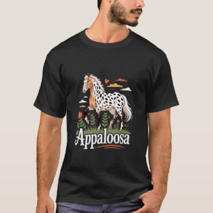 Camiseta Cavalo Appaloosa Arte Equina Elegante Appaloosa