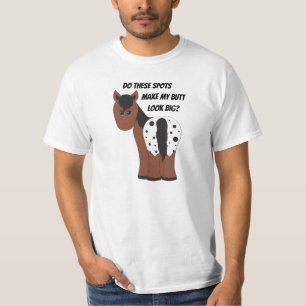 Camiseta Cavalo Appaloosa com Cobertor e Traseiro Grande