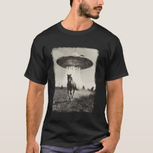Camiseta Cavalo Appaloosa OVNI Alien Extraterrestre Selfie