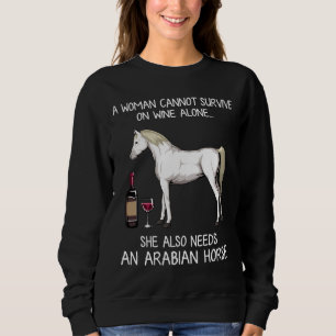 Camiseta Cavalo Árabe E Cavalo De Vinho Formado