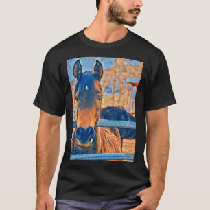 Camiseta Cavalo Artístico de Face