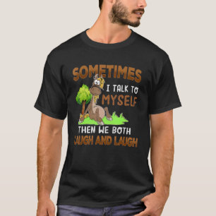 Camiseta Cavalo Às Vezes Eu Falo Comigo Mesmo E Nós Dois Ri