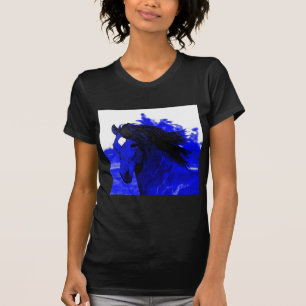 Camiseta Cavalo Azul