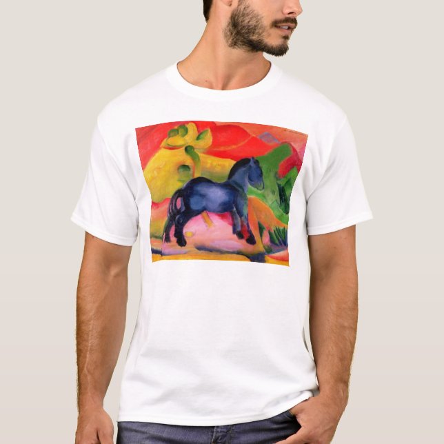 Camiseta Cavalo azul pequeno, 1912 (Frente)