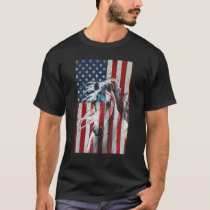 Camiseta Cavalo Bandeira Americana Patriota