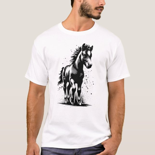 Camiseta Cavalo Bebê (Frente)