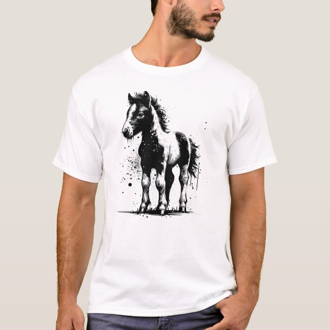 Camiseta Cavalo Bebê  (Frente)
