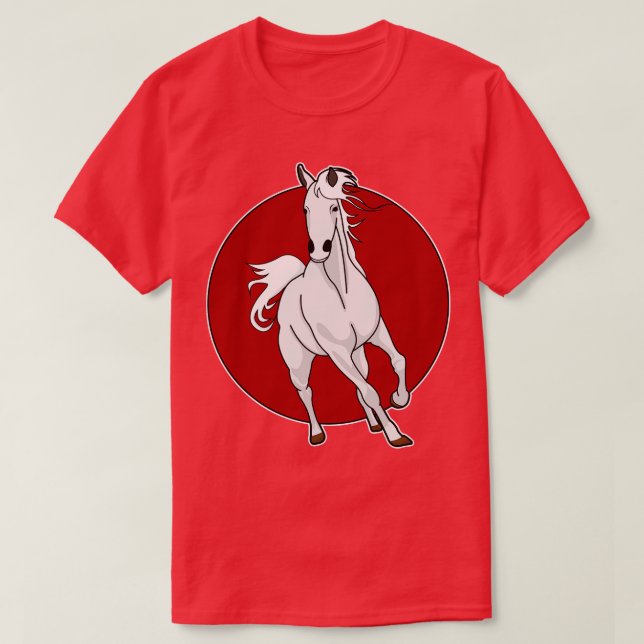 Camiseta Cavalo Branco (Frente do Design)