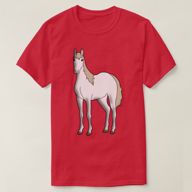 Camiseta cavalo branco (Frente do Design)
