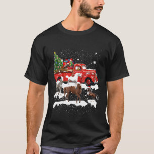 Camiseta Cavalo Caminhão Vermelho Merry Farmer mães de Nata