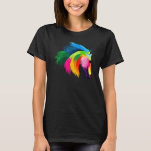 Camiseta Cavalo Cavaleiro Cavaleiro Cavalo Cortado Corado