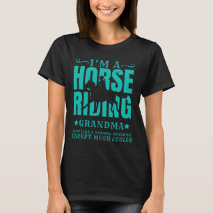 Camiseta Cavalo Cavalo Andando Avó Normal Mas Mais Fria G