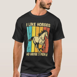 Camiseta Cavalo Cavalo Homens Mulheres Meninos Meninas In