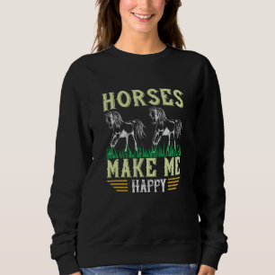 Camiseta Cavalo - Cavalos Me Fazem Feliz
