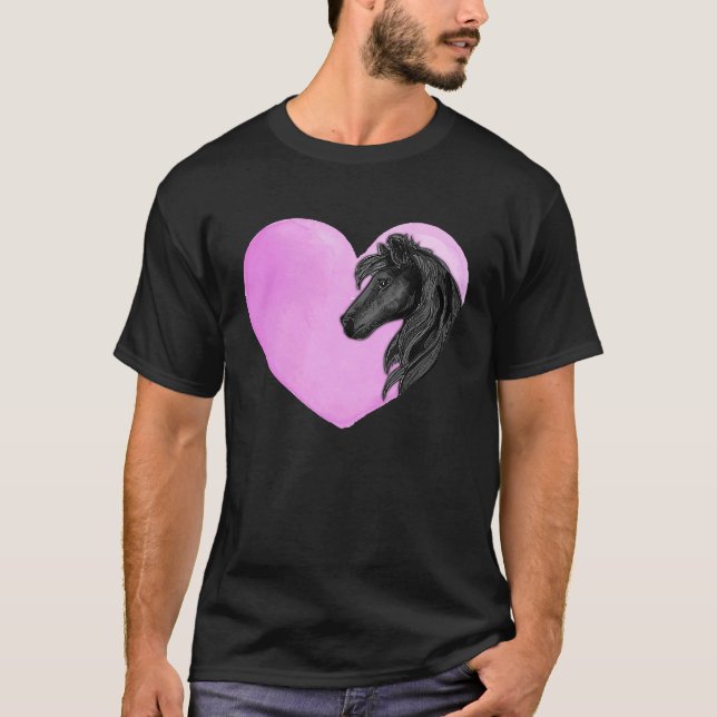 Camiseta Cavalo Colorido (Frente)