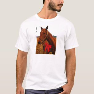 Camiseta Cavalo com Arco Vermelho