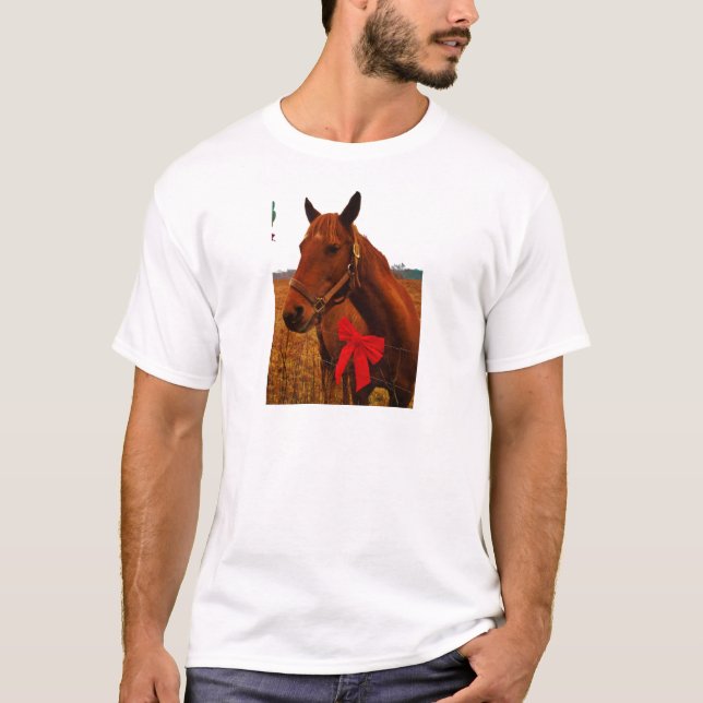 Camiseta Cavalo com Arco Vermelho (Frente)