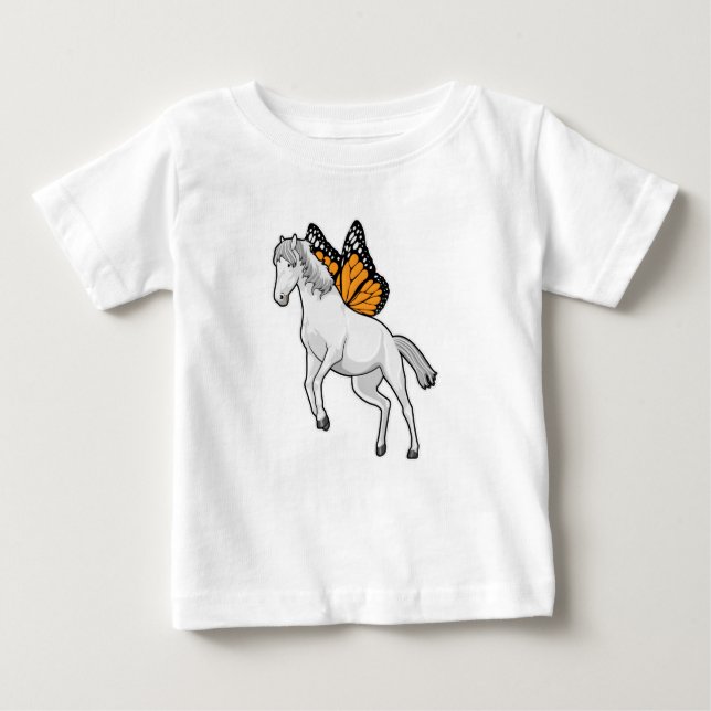 Camiseta Cavalo com borboleta (Frente)