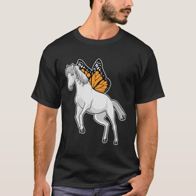 Camiseta Cavalo com borboleta (Frente)
