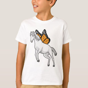 Camiseta Cavalo com borboleta