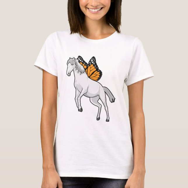 Camiseta Cavalo com borboleta (Frente)