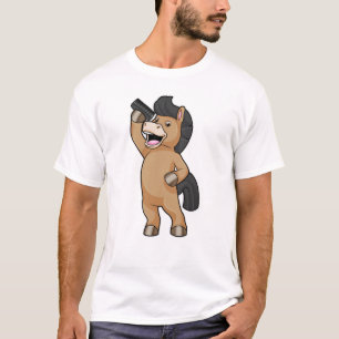 Camiseta Cavalo com cabeleireiro com Comb
