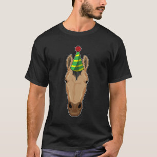 Camiseta Cavalo com chapéu de festa