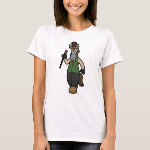 Camiseta Cavalo com Chapéu e Cana