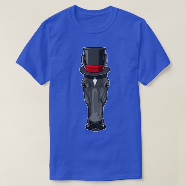 Camiseta Cavalo com Cilindro (Frente do Design)
