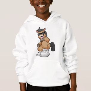 Camiseta Cavalo com grandes Calçados