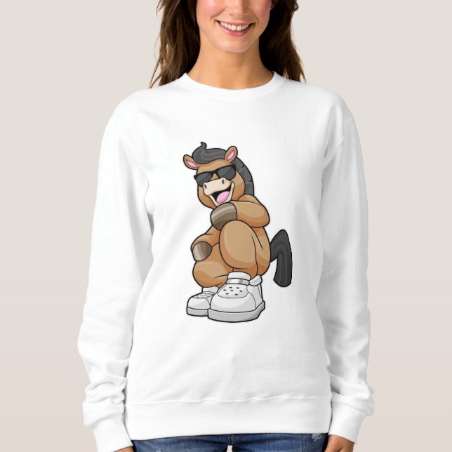 Camiseta Cavalo com grandes Calçados (Frente)
