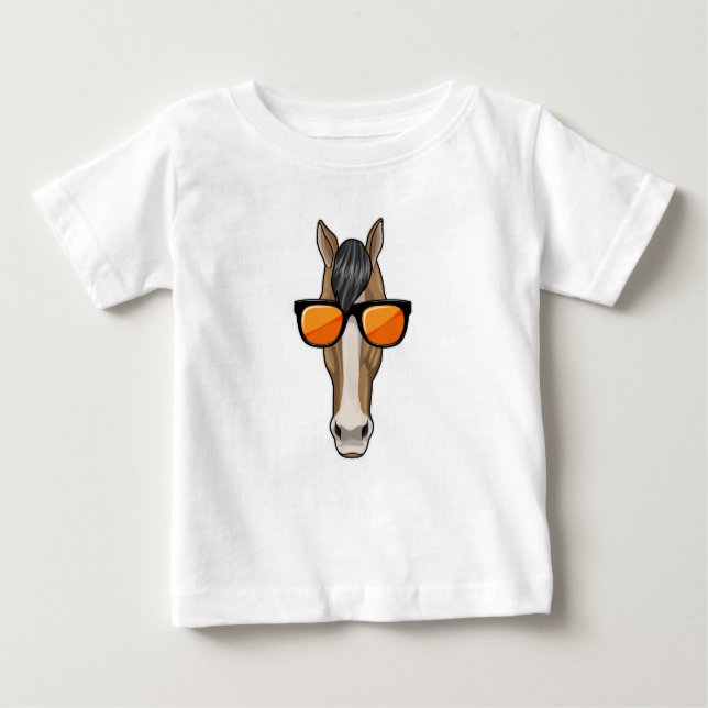 Camiseta Cavalo com Óculos de Sol (Frente)