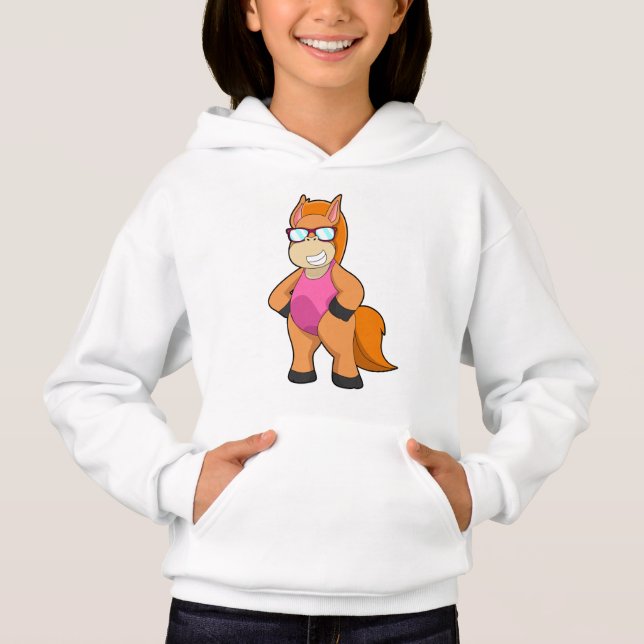 Camiseta Cavalo com óculos de sol (Frente)