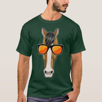 Camiseta Cavalo com óculos de sol 1