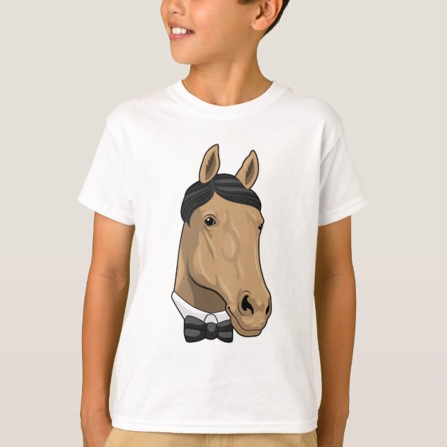 Camiseta Cavalo como cavalheiro com Arco (Frente)