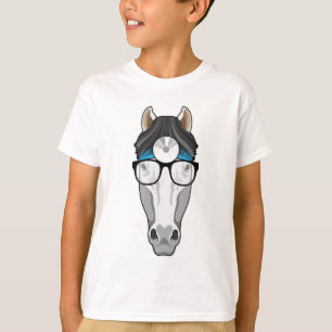 Camiseta Cavalo como Médico com Óculos