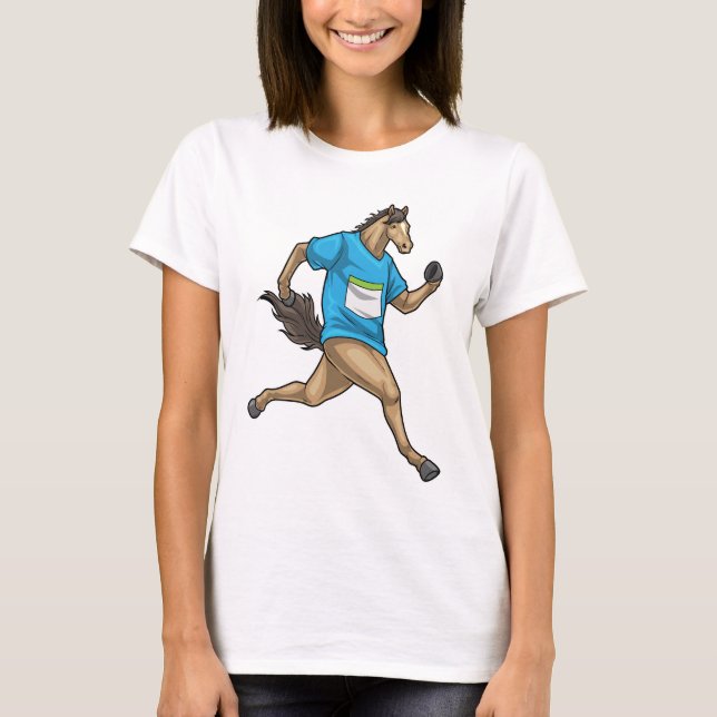 Camiseta Cavalo Corredor Esportes (Frente)
