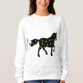 Camiseta Cavalo Cósmico Estrelas Espaciais Design – Zodíaco
