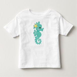 Camiseta Cavalo-da-costa, Cavalo-do-mar verde, Starfish, Co